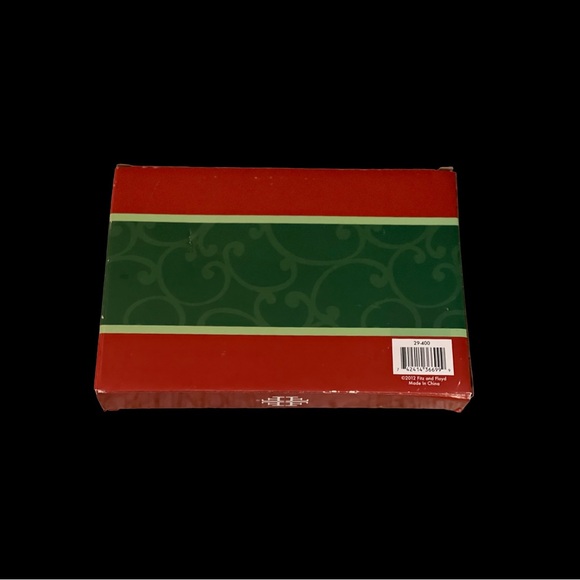 Fitz and Floyd “Dear Santa” Sentiment Tray 9” x 6”. - Picture 4 of 10